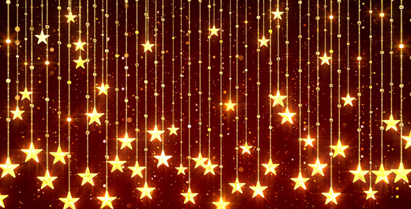 Christmas Stars Background by AS_100 | VideoHive